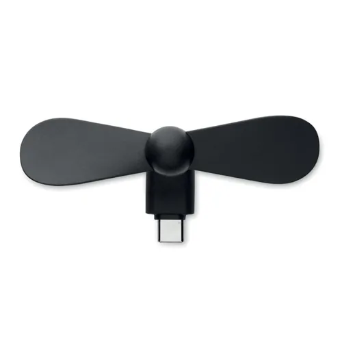 PHAN Hordozható USB ventilátor Fekete 