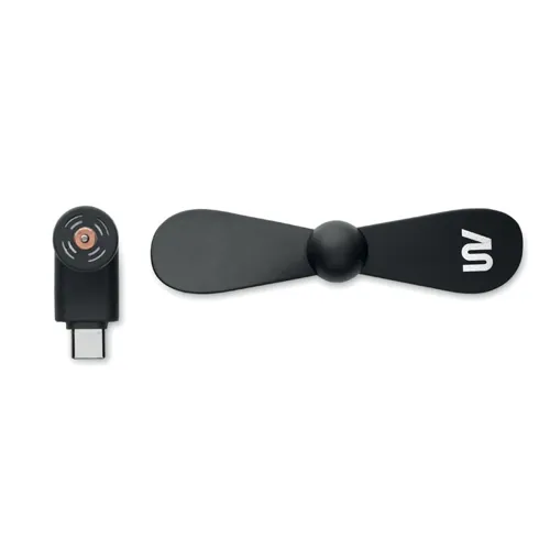 PHAN Hordozható USB ventilátor Fekete 