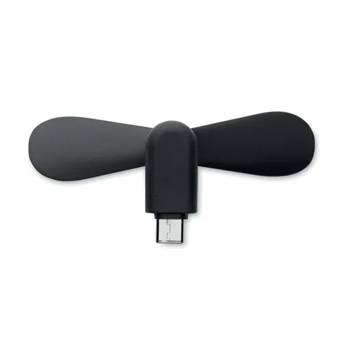 PHAN Hordozható USB ventilátor Fekete 