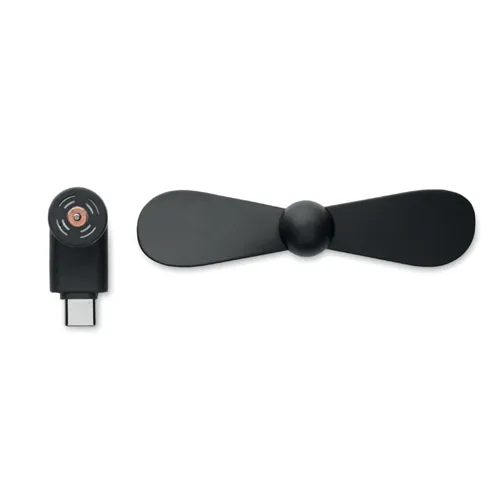 PHAN Hordozható USB ventilátor Fekete 