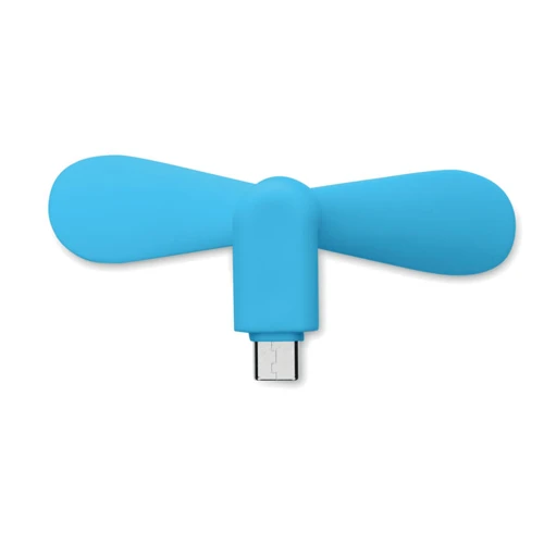 PHAN Hordozható USB ventilátor Türkiz 