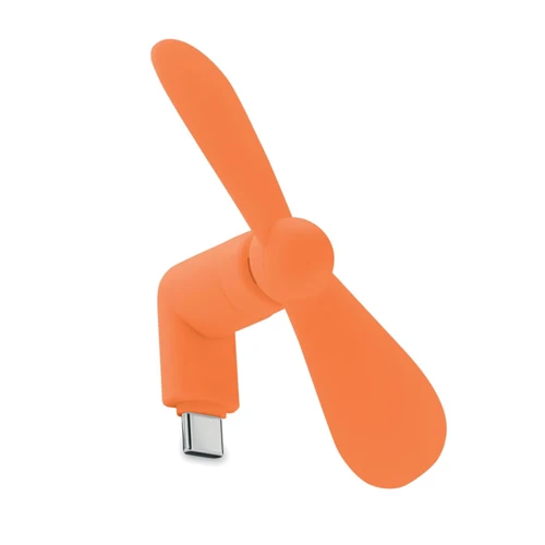 PHAN Hordozható USB ventilátor Narancssárga 