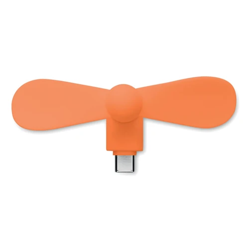 PHAN Hordozható USB ventilátor Narancssárga 
