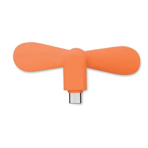 PHAN Hordozható USB ventilátor Narancssárga 