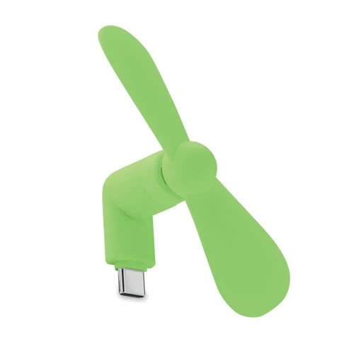 PHAN Hordozható USB ventilátor Lime 