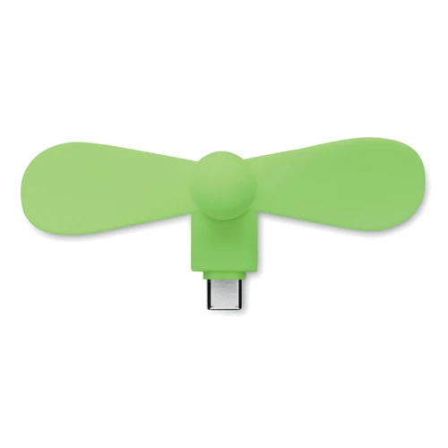 PHAN Hordozható USB ventilátor Lime 