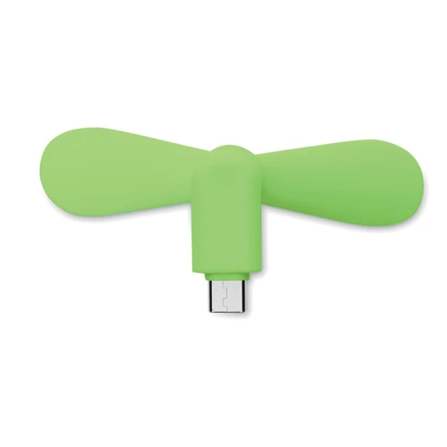 PHAN Hordozható USB ventilátor Lime 