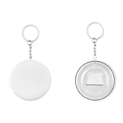 PIN FLASK Üvegnyitó kulcstartó Matt Ezüst 