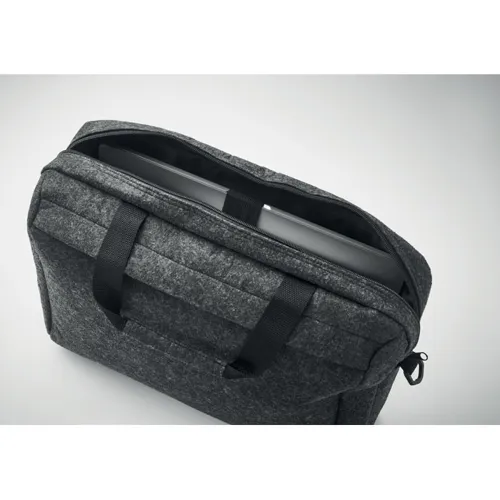 PLANA 15 col. RPET filc laptop táska Kőszürke 