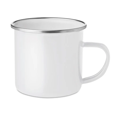 PLATEADO Zománcozott szublm.bögre 350ml Fehér 