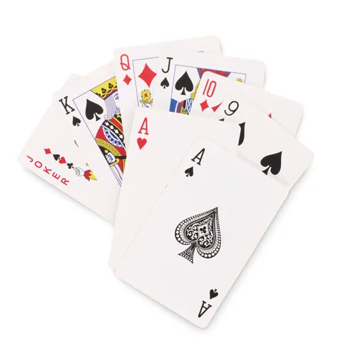 PLAYCARD Franciakártya készlet, 2 pakli Áttetsző 