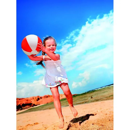 PLAYTIME Felfújható strandlabda Piros 
