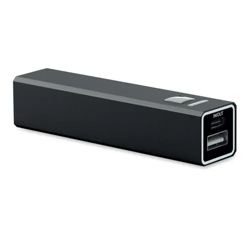 POWERALUC 2600 mAh powerbank akkumulátor Fekete 