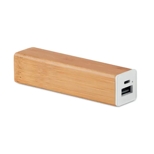 POWERBAM 2200 mAh bambusz powerbank Fa 