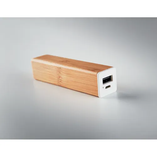 POWERBAM 2200 mAh bambusz powerbank Fa 