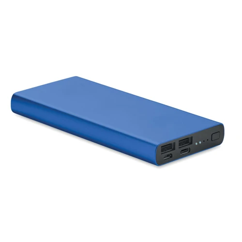 POWERFLAT 10C 10000 mAh powerbank Királykék 