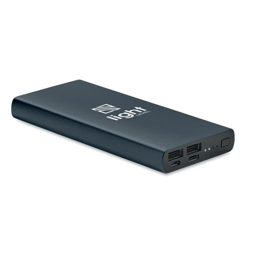 POWERFLAT 10C 10000 mAh powerbank Francia Tengerészkék 