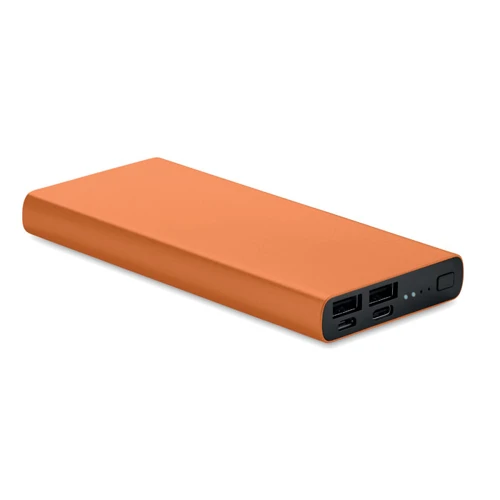 POWERFLAT 10C 10000 mAh powerbank Narancssárga 