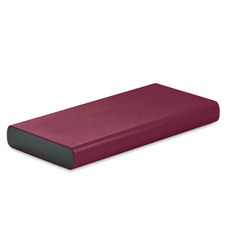 POWERFLAT 10C 10000 mAh powerbank Bordó 