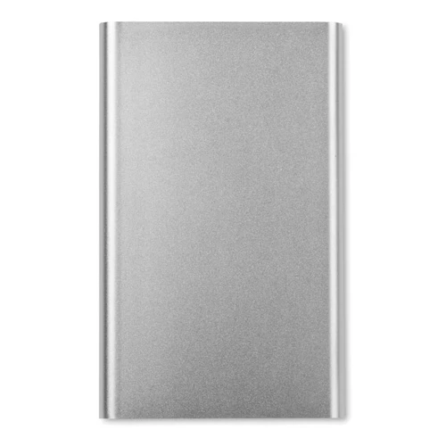 POWERFLAT 4000 mAh alumínium powerbank Matt Ezüst 