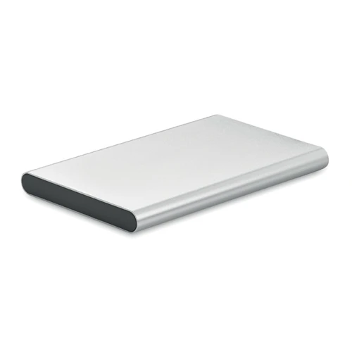 POWERFLAT C 4000 mAh powerbank, C csatl. Matt Ezüst 
