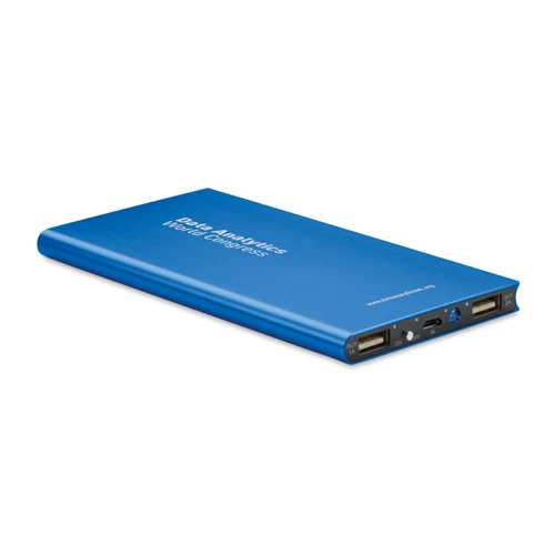POWERFLAT8 8000 mAh külső akkumulátor Királykék 