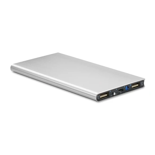 POWERFLAT8 8000 mAh külső akkumulátor Matt Ezüst 