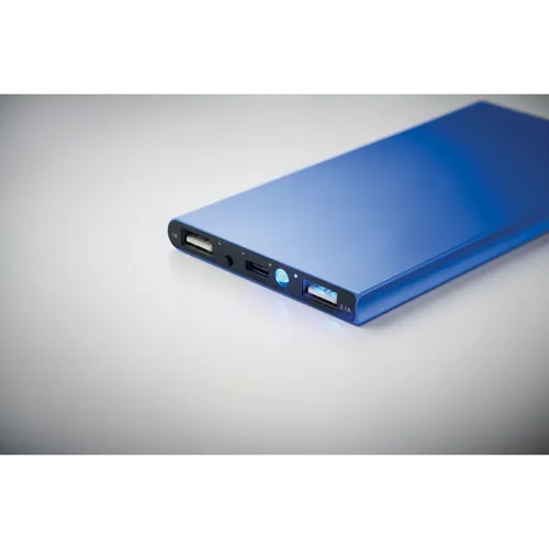 POWERFLAT8C 8000 mAh powerbank akkumulátor Királykék 