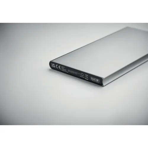 POWERFLAT8C 8000 mAh powerbank akkumulátor Matt Ezüst 