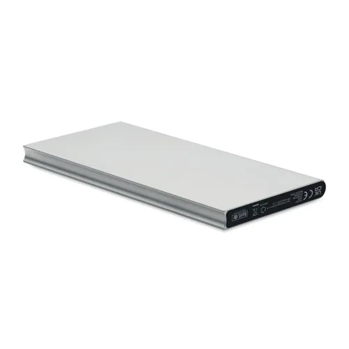 POWERFLAT8C 8000 mAh powerbank akkumulátor Matt Ezüst 