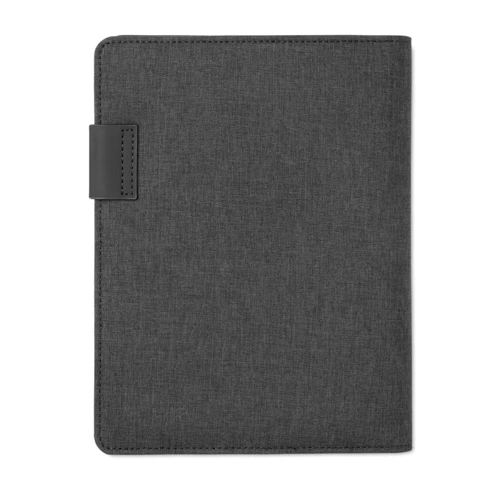 POWERNOTY A5 mappa, 4000 mAh powerbank Fekete 
