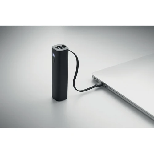POWERTUBE Powerbank 5000 mAh PD 20W Fekete 