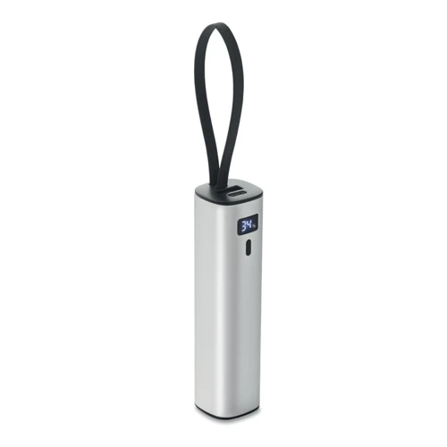 POWERTUBE Powerbank 5000 mAh PD 20W Matt Ezüst 