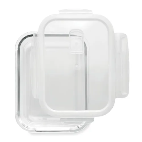 PRAGA LUNCHBOX Üveg uzsonnás doboz, 900 ml Áttetsző 