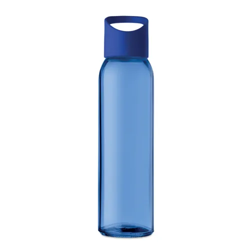 PRAGA Üveg palack 470 ml közép kék 