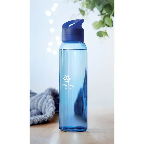 PRAGA Üveg palack 470 ml közép kék 