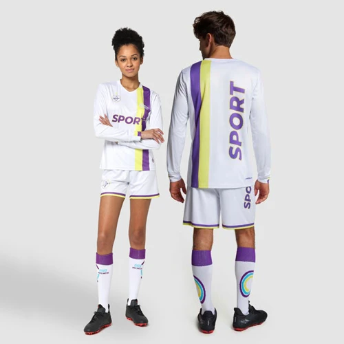 Premier, hosszú ujjú, V-nyakú sport mez  