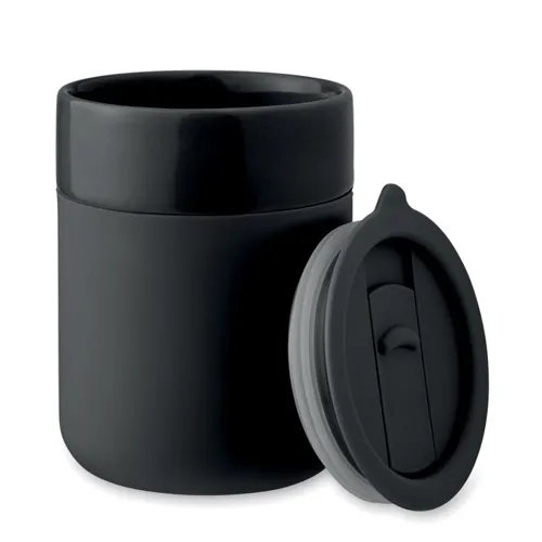 QERAM Kerámia pohár 330 ml Fekete 
