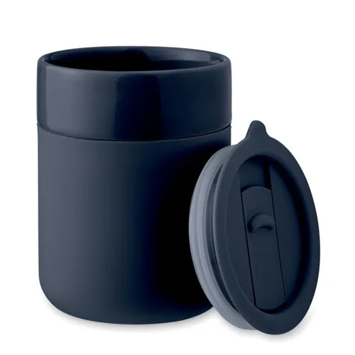 QERAM Kerámia pohár 330 ml Francia Tengerészkék 