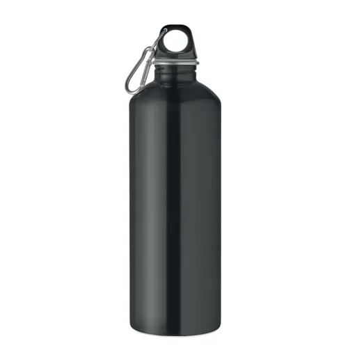 RE-ONE MOSS Szimplafalú palack 1000 ml Fekete 