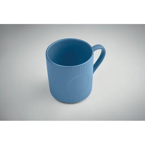 RIBMUG Bordázott kerámia bögre 340 ml Kék 
