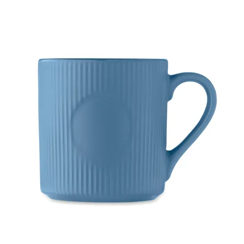 RIBMUG Bordázott kerámia bögre 340 ml Kék 