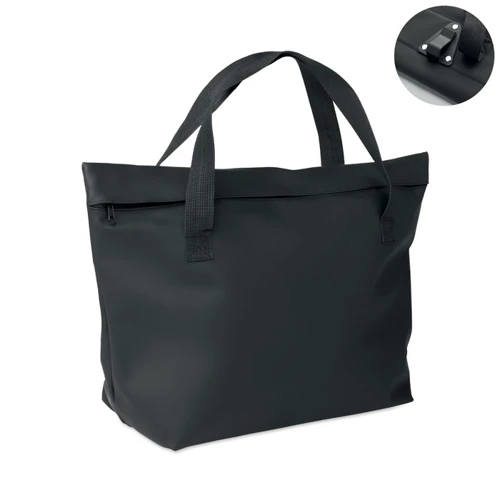 RIDE TOTE BAG PU biciklis bevásárlótáska 10l Fekete 