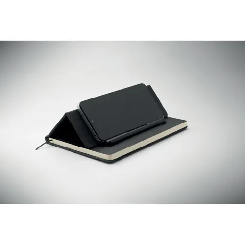 RINBOOK A5 notesz telefontartóval Fekete 