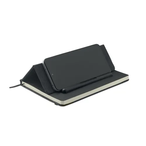 RINBOOK A5 notesz telefontartóval Fekete 