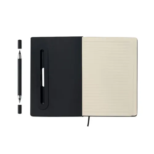 RINBOOK A5 notesz telefontartóval Fekete 