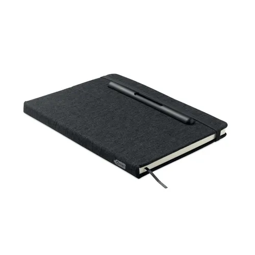 RINBOOK A5 notesz telefontartóval Fekete 