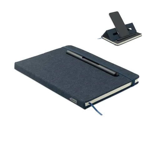 RINBOOK A5 notesz telefontartóval sötétkék 