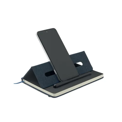 RINBOOK A5 notesz telefontartóval sötétkék 