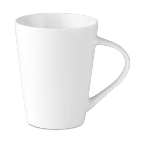 ROME Kúpos porcelán bögre, 250 ml Fehér 